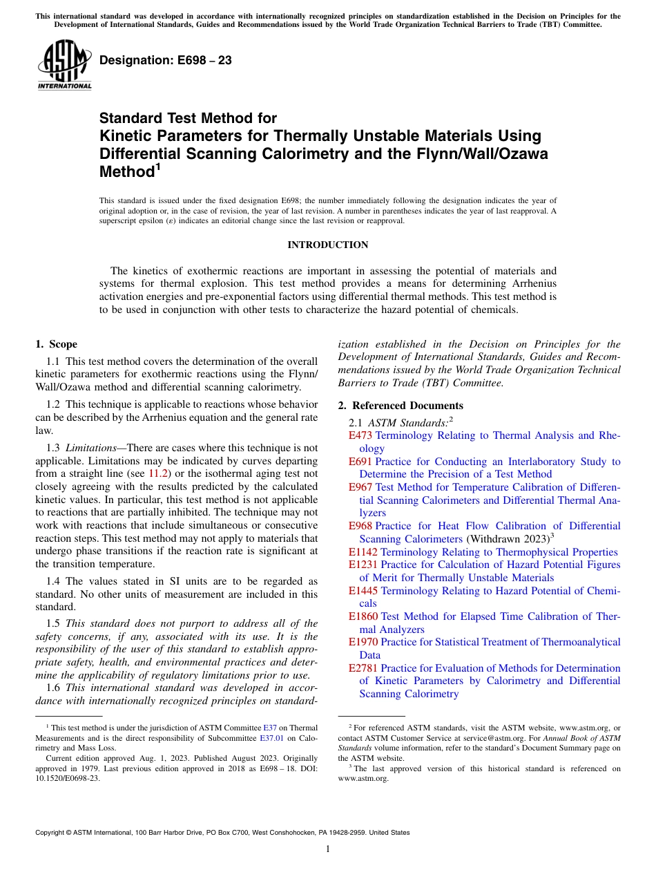 ASTM E698 - 23.pdf_第1页