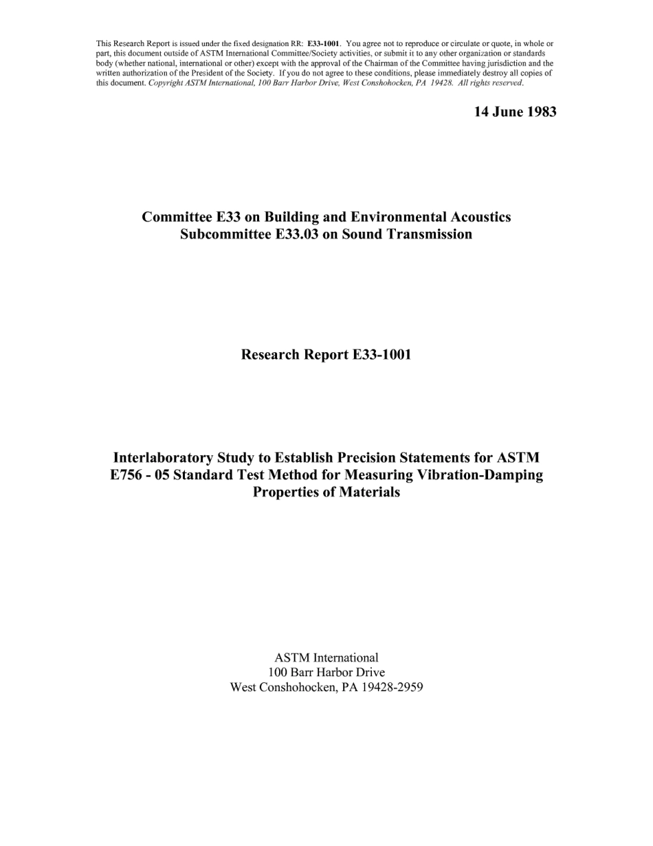 ASTM RR-E33-1001 1983.pdf_第1页