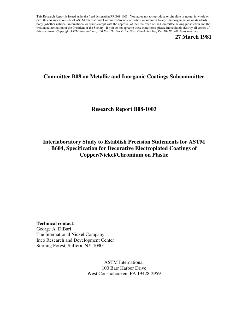 ASTM RR-B08-1003 1981.pdf_第1页