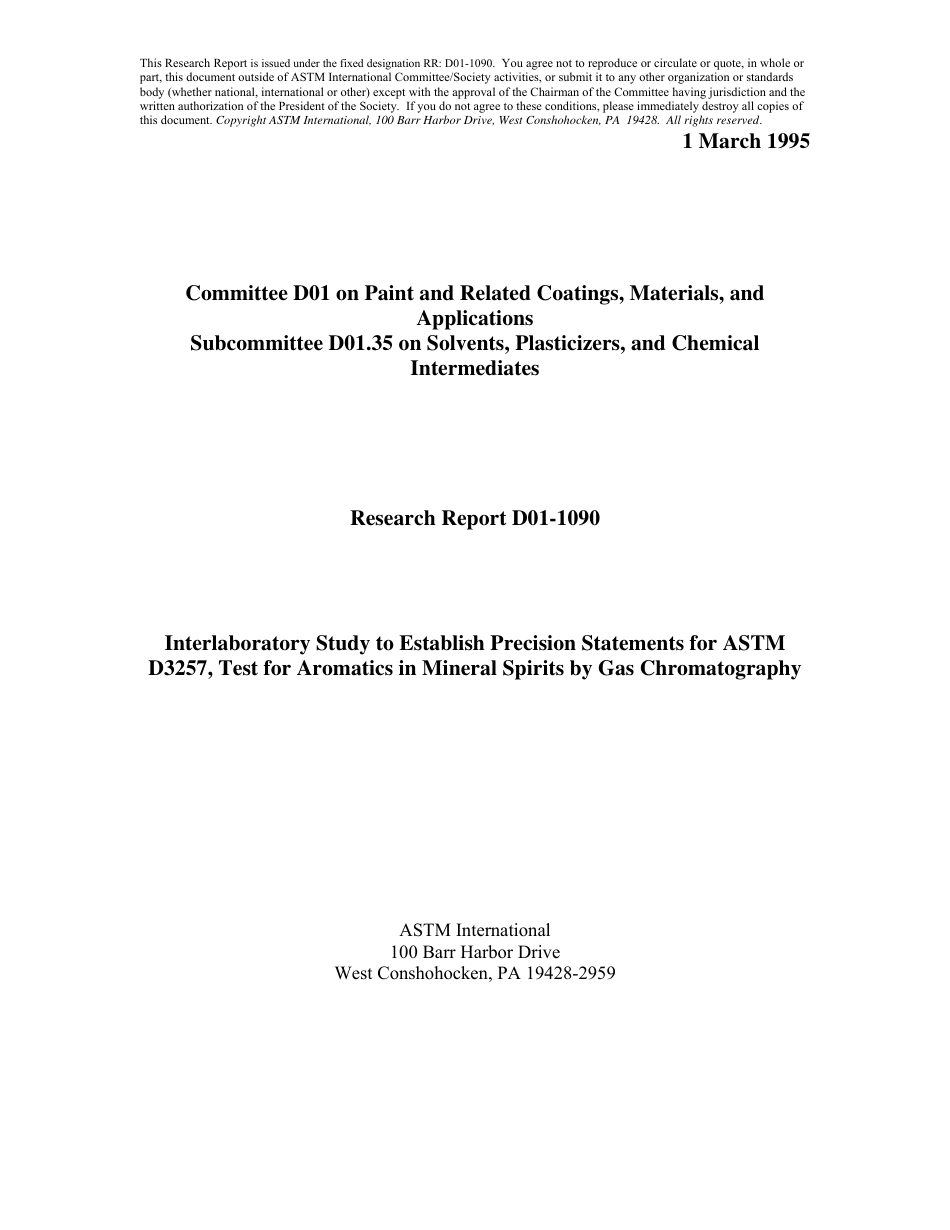 ASTM RR-D01-1090 1995.pdf_第1页