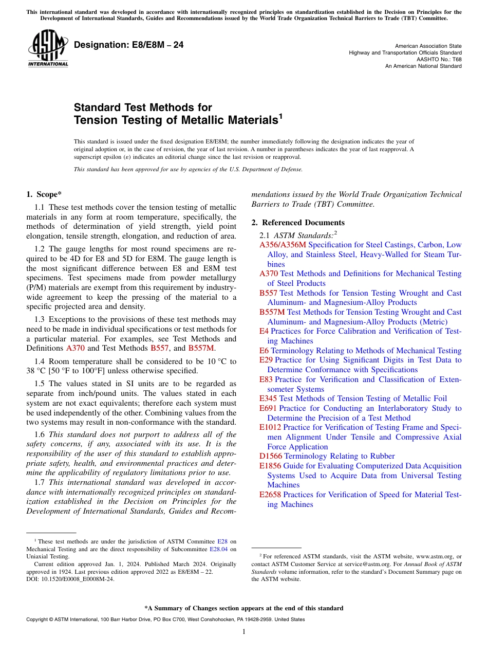 ASTM E8 - E 8M - 24(1).pdf_第1页