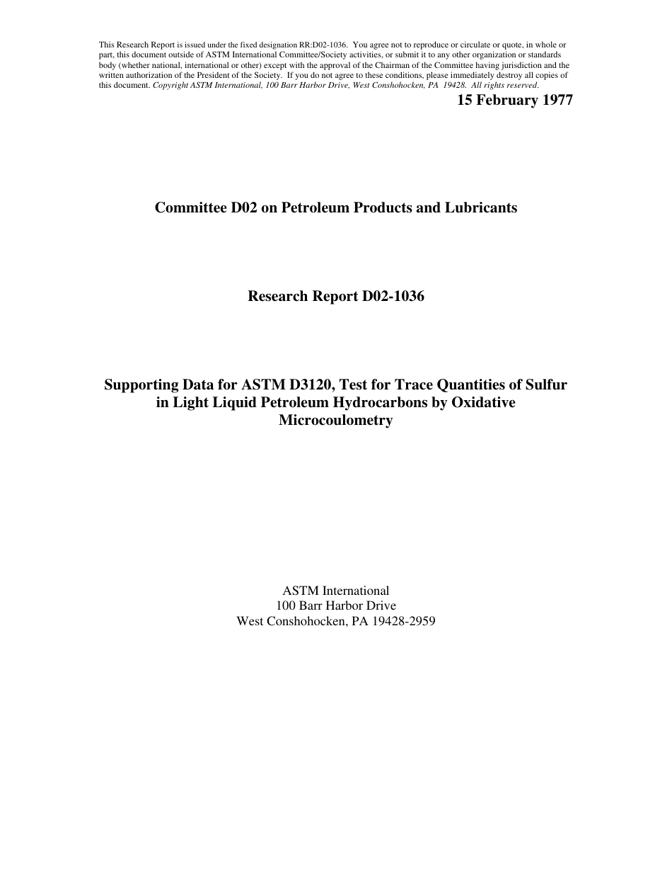 ASTM RR-D02-1036 1977.pdf_第1页