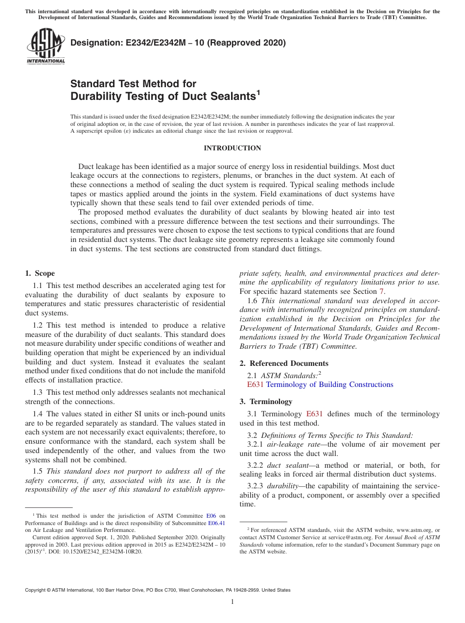 ASTM E2342 - E 2342M - 10 (2020).pdf_第1页