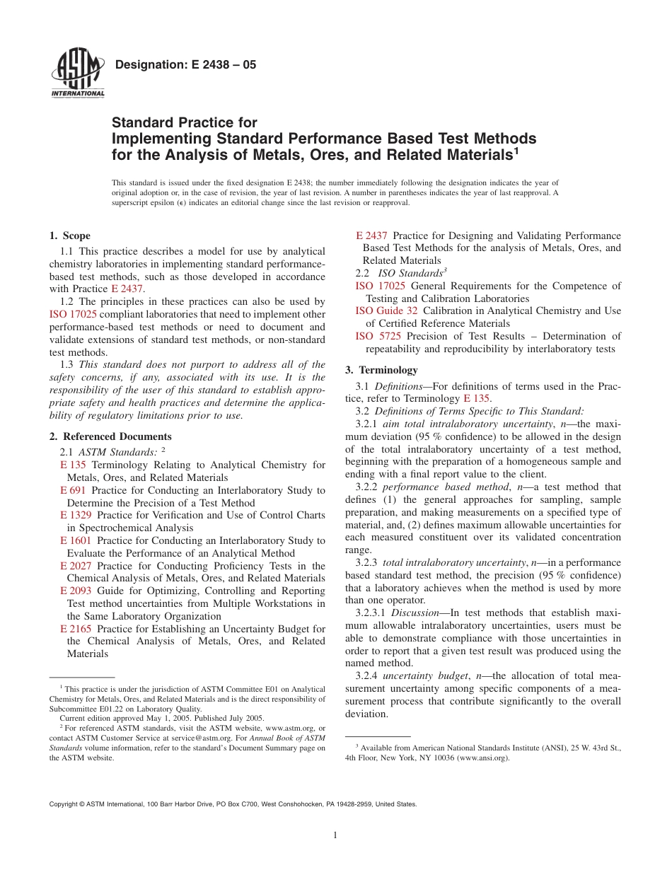 ASTM E2438 - 05.pdf_第1页