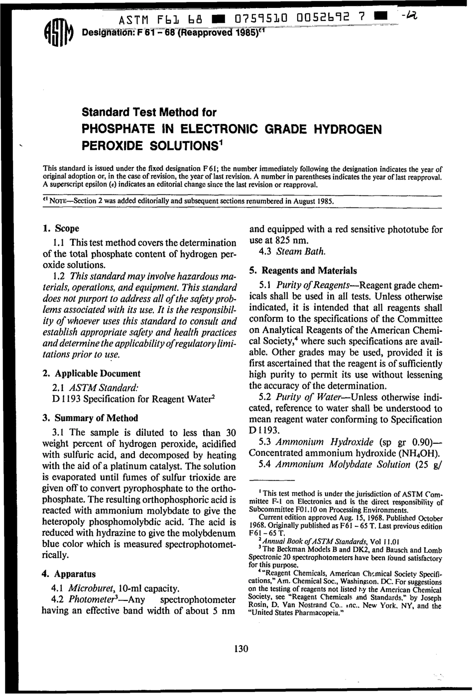 ASTM F61 - 68 (1985)e1 scan.pdf_第1页