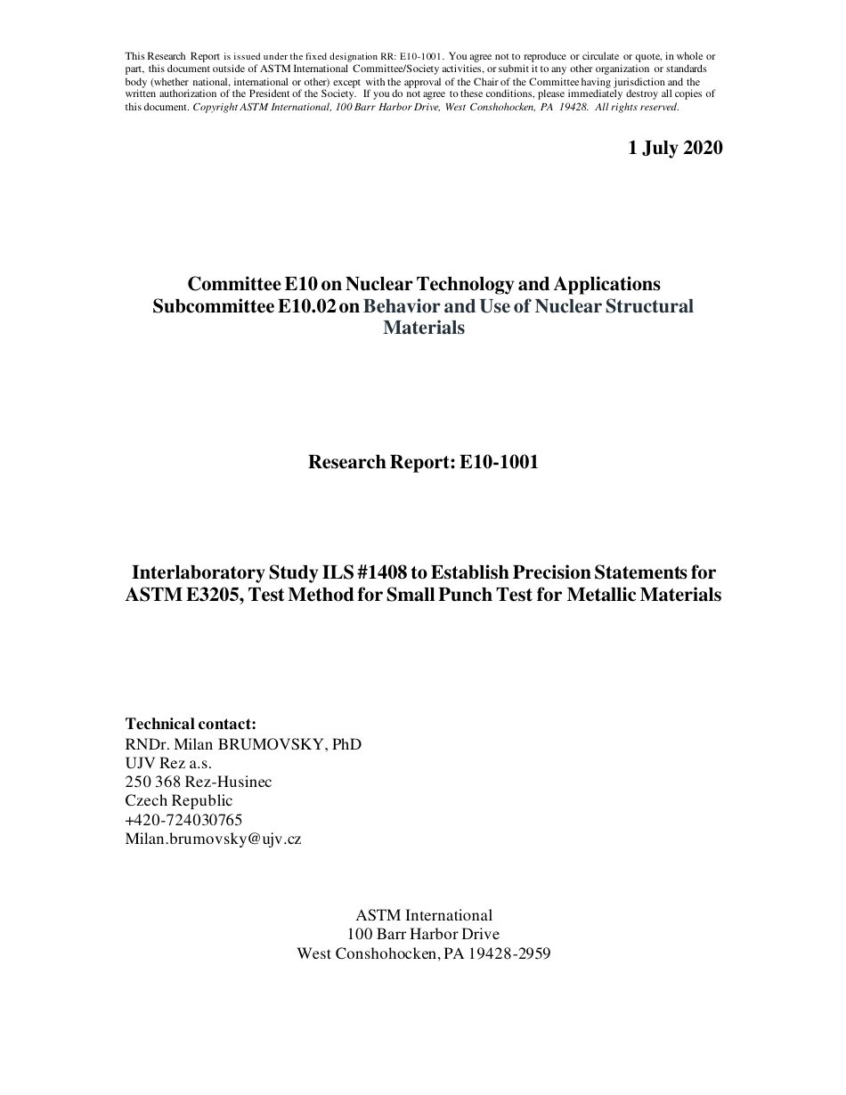 ASTM RR-E10-1001 2020.pdf_第1页