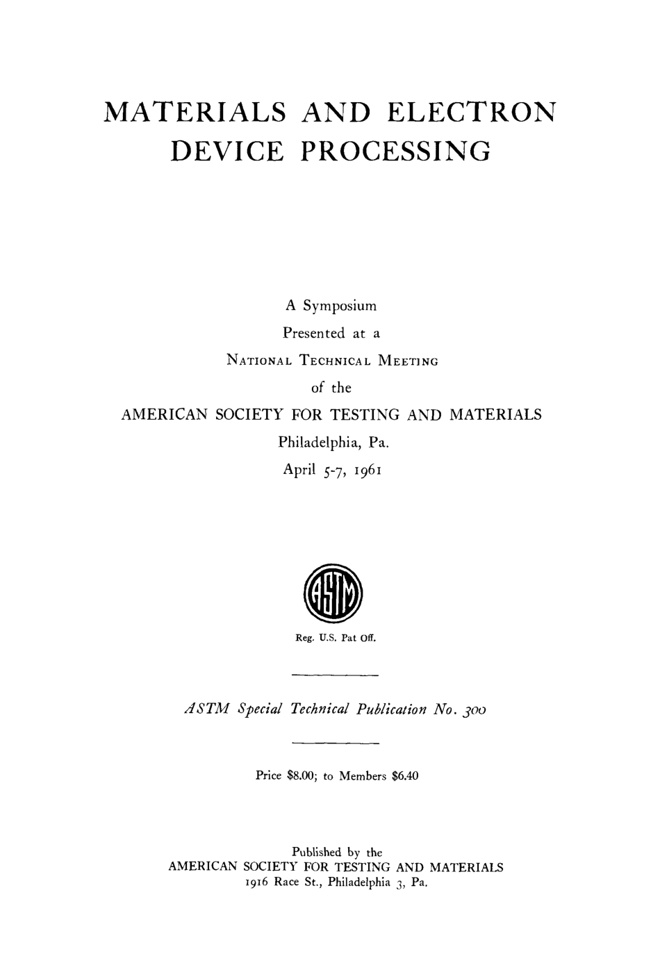 ASTM STP 300-1961.pdf_第2页