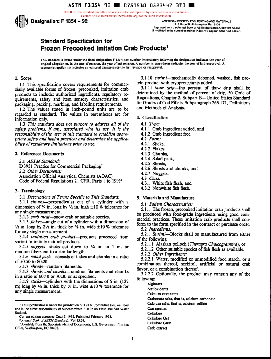 ASTM F1354 - 92 scan.pdf_第1页