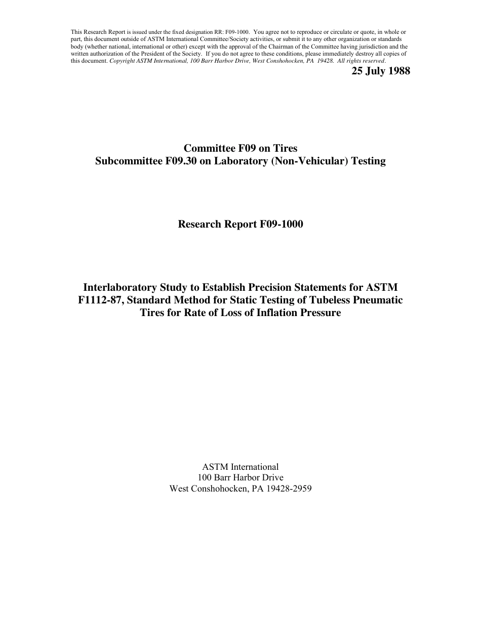ASTM RR-F09-1000 1988.pdf_第1页