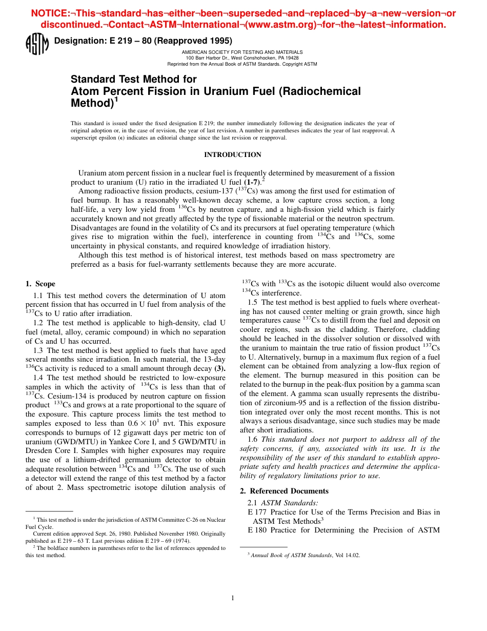 ASTM E219 - 80 (1995).pdf_第1页