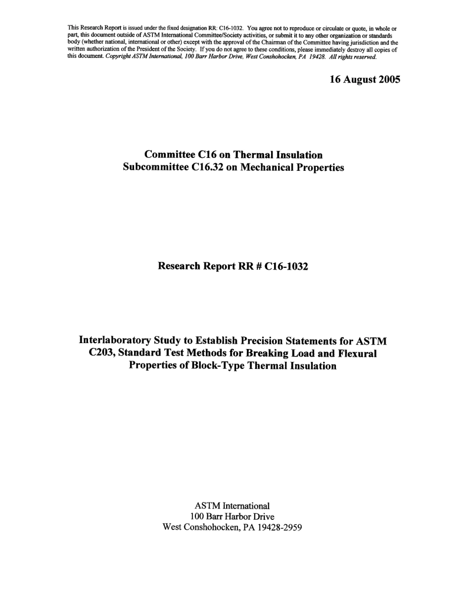 ASTM RR-C16-1032 2005.pdf_第1页