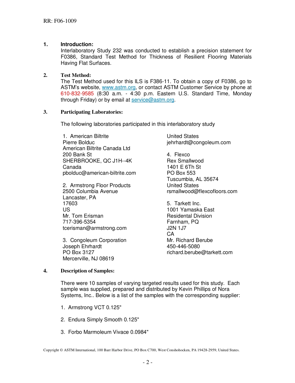ASTM RR-F06-1009 2011.pdf_第2页