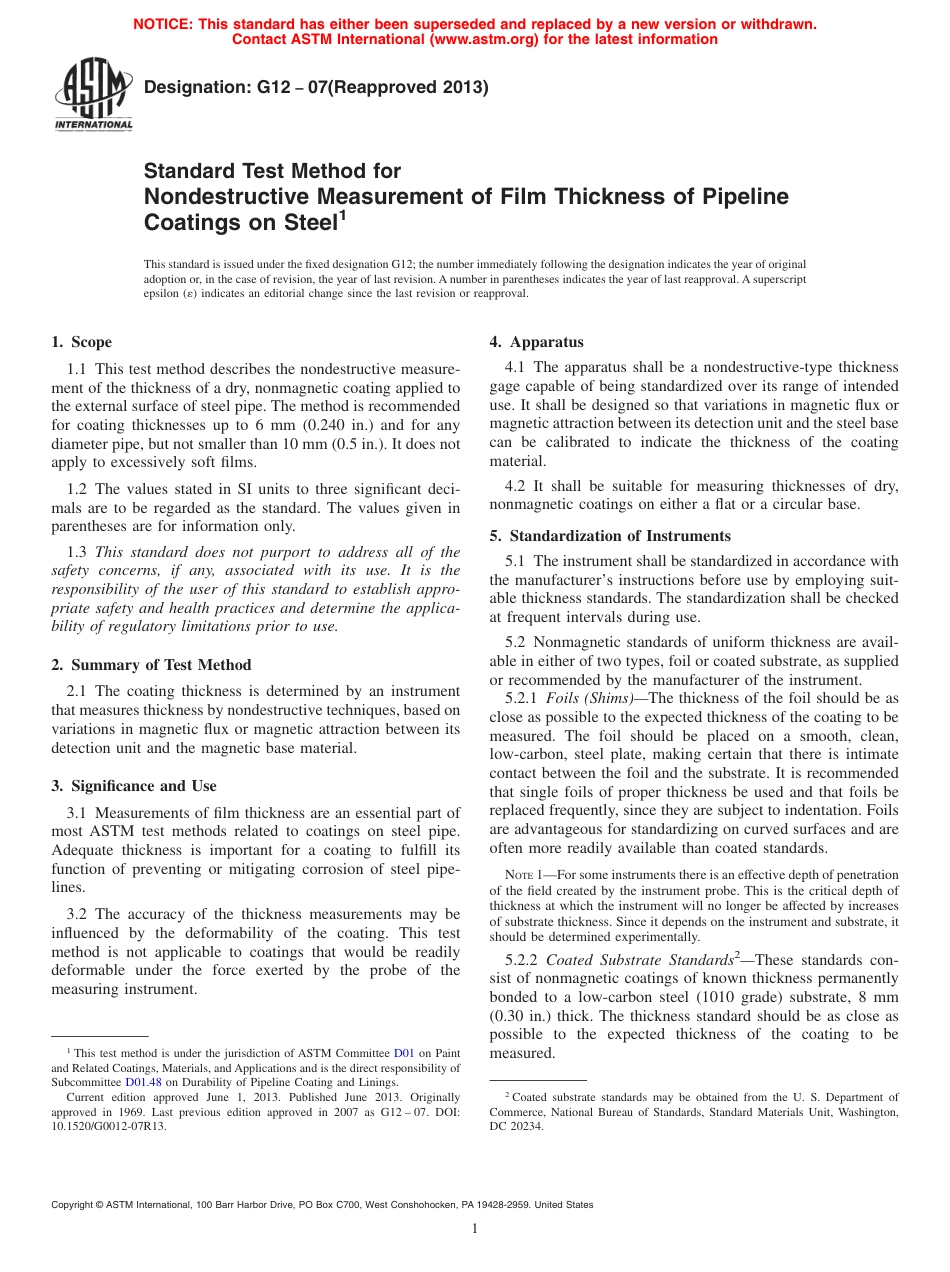 ASTM G12 - 07 (2013).pdf_第1页