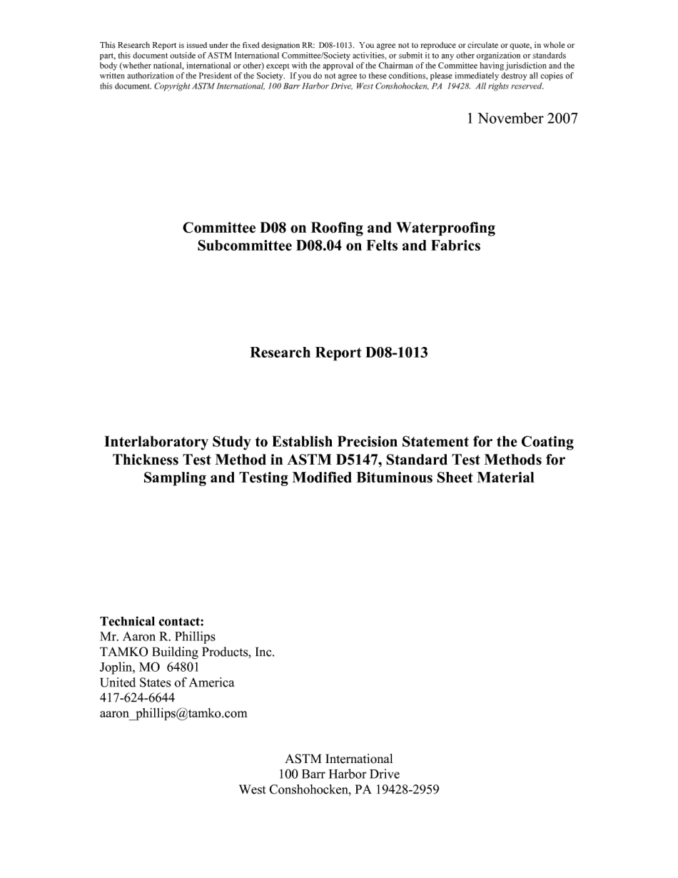 ASTM RR-D08-1013 2007.pdf_第1页