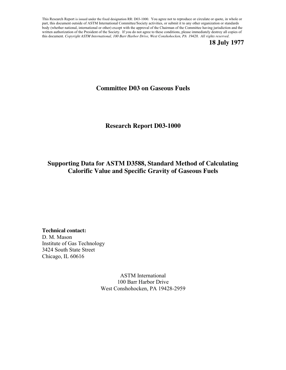 ASTM RR-D03-1000 1977.pdf_第1页