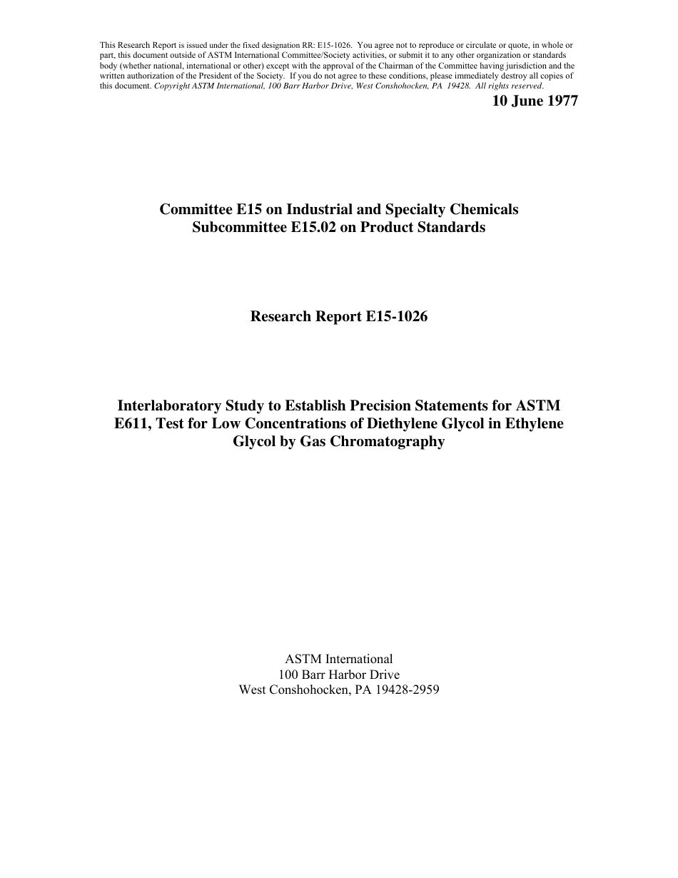 ASTM RR-E15-1026 1977.pdf_第1页