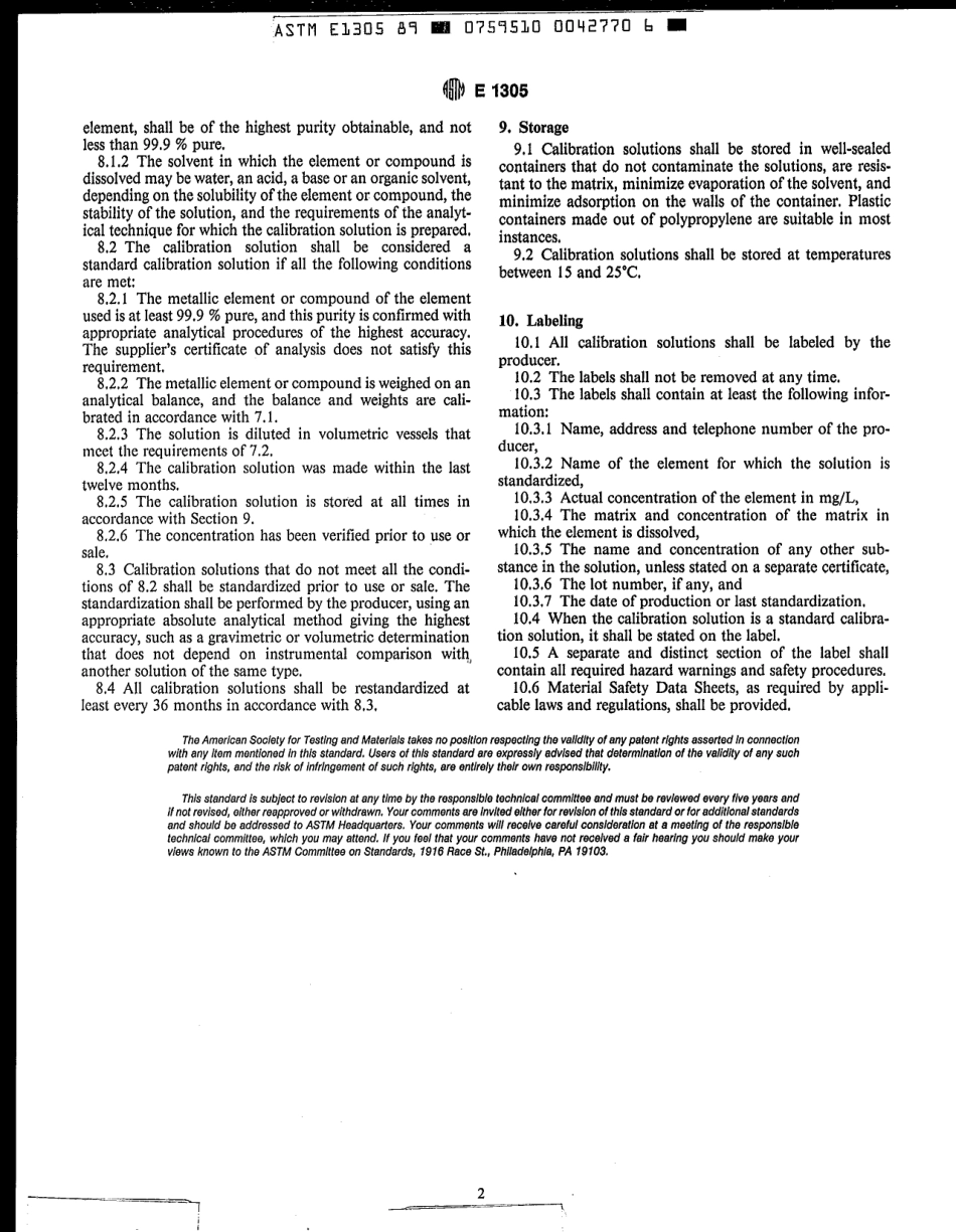 ASTM E1305 - 89 scan.pdf_第2页
