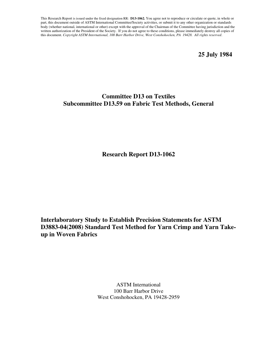 ASTM RR-D13-1062 1984.pdf_第1页