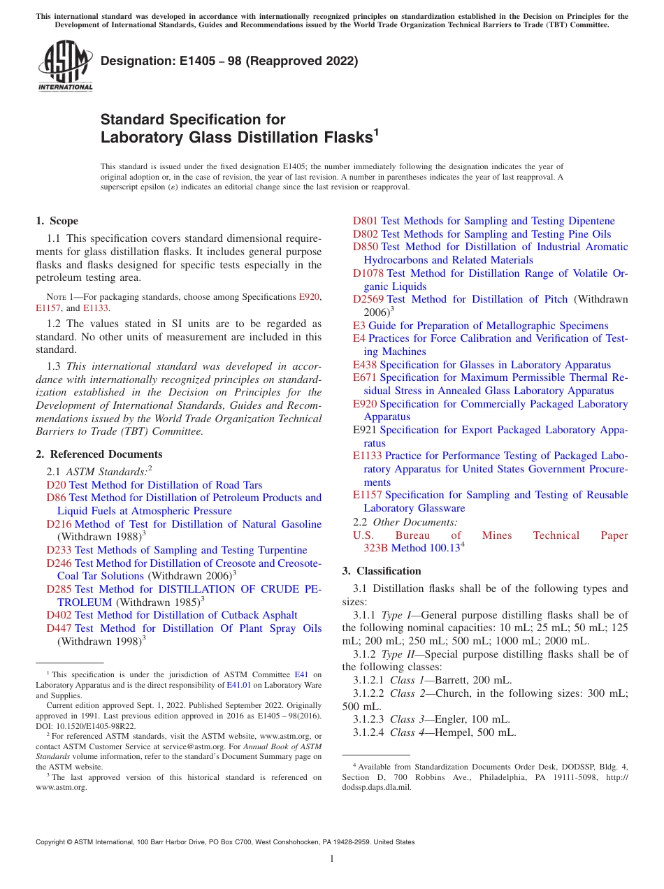 ASTM E1405 - 98 (2022).pdf_第1页