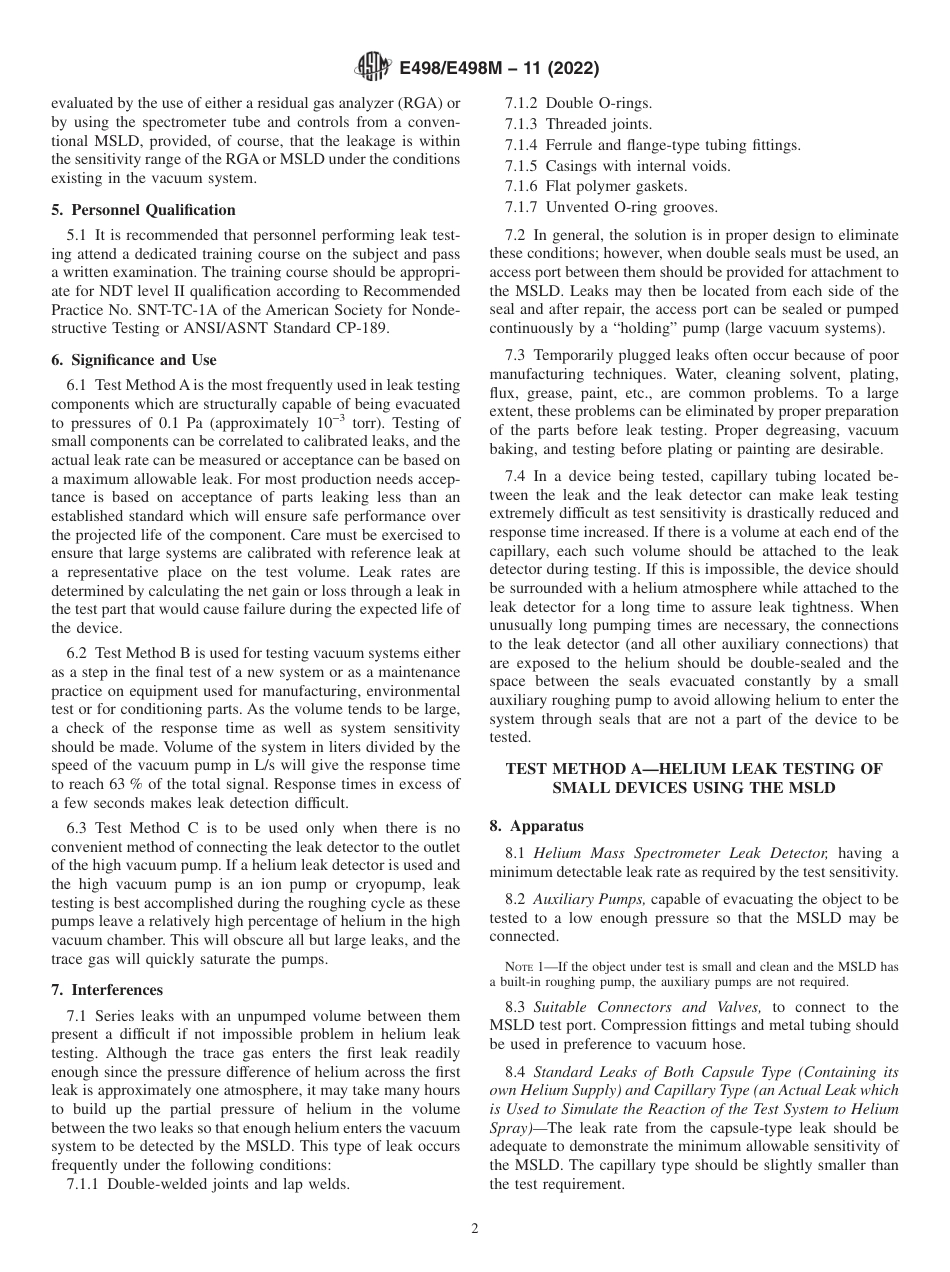 ASTM E498 - E 498M - 11 (2022).pdf_第2页