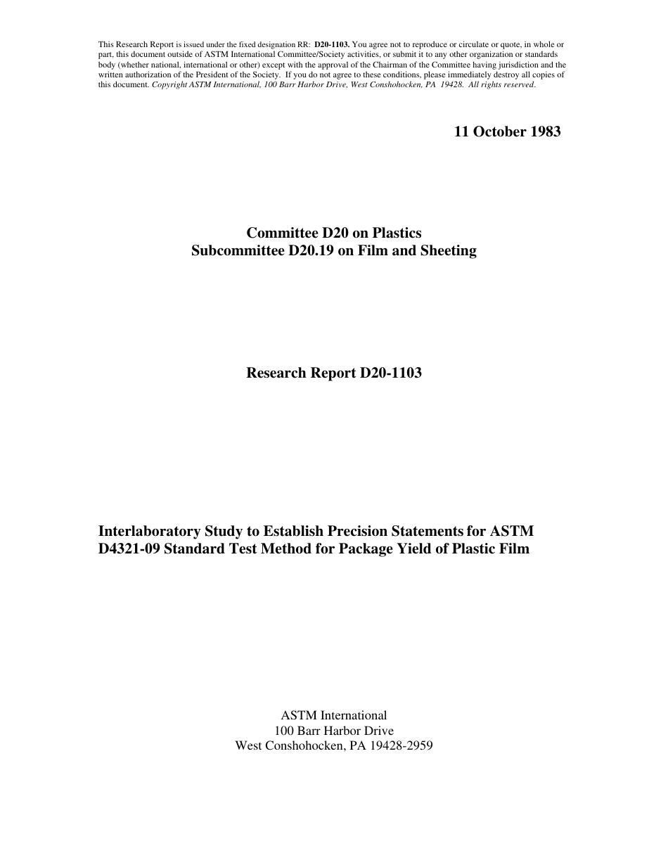 ASTM RR-D20-1103 1983.pdf_第1页