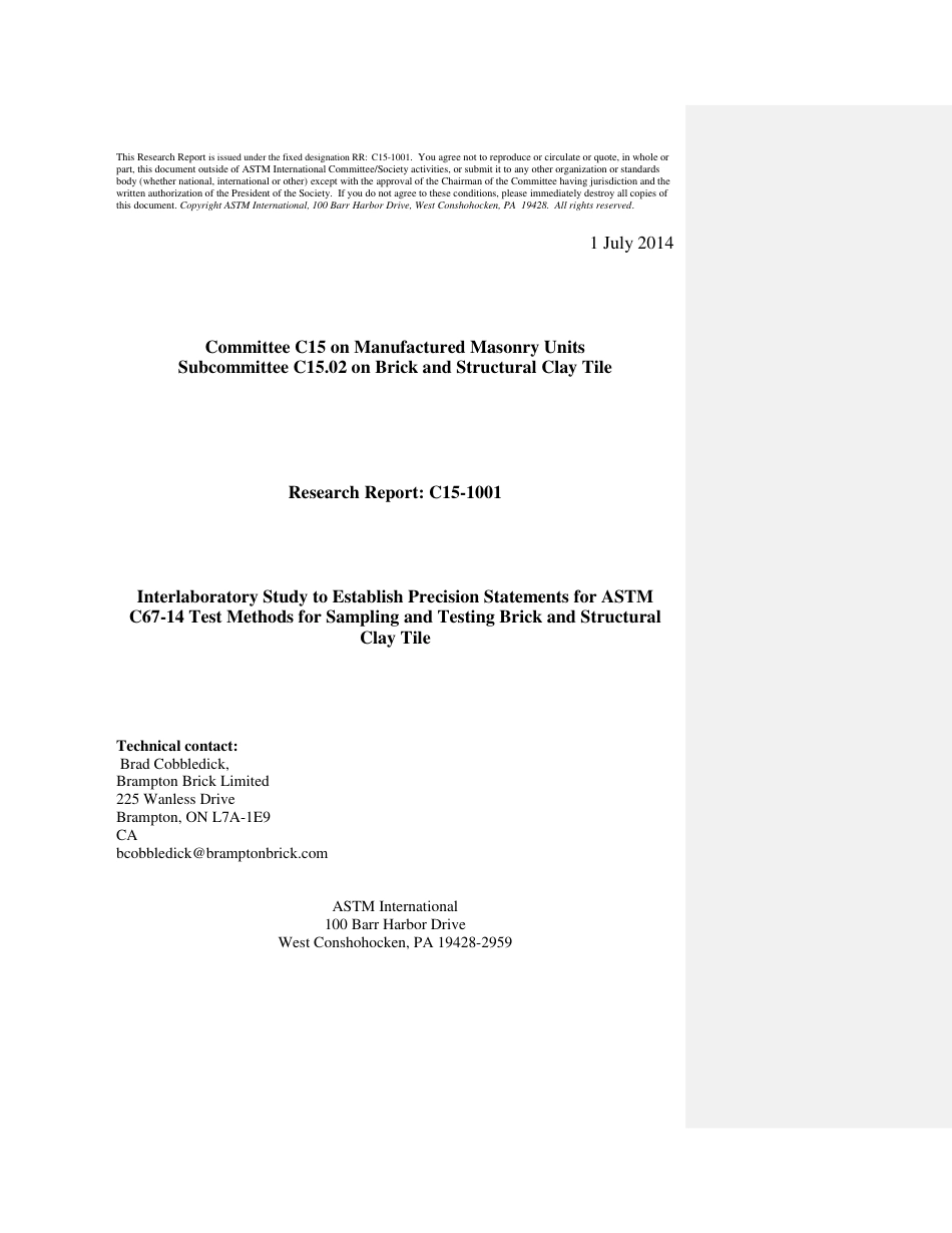 ASTM RR-C15-1001 2014.pdf_第1页