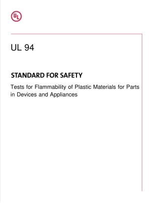 UL 94-2013 Flammability od Plastic Materials for Parts in Devices and Appliances.pdf