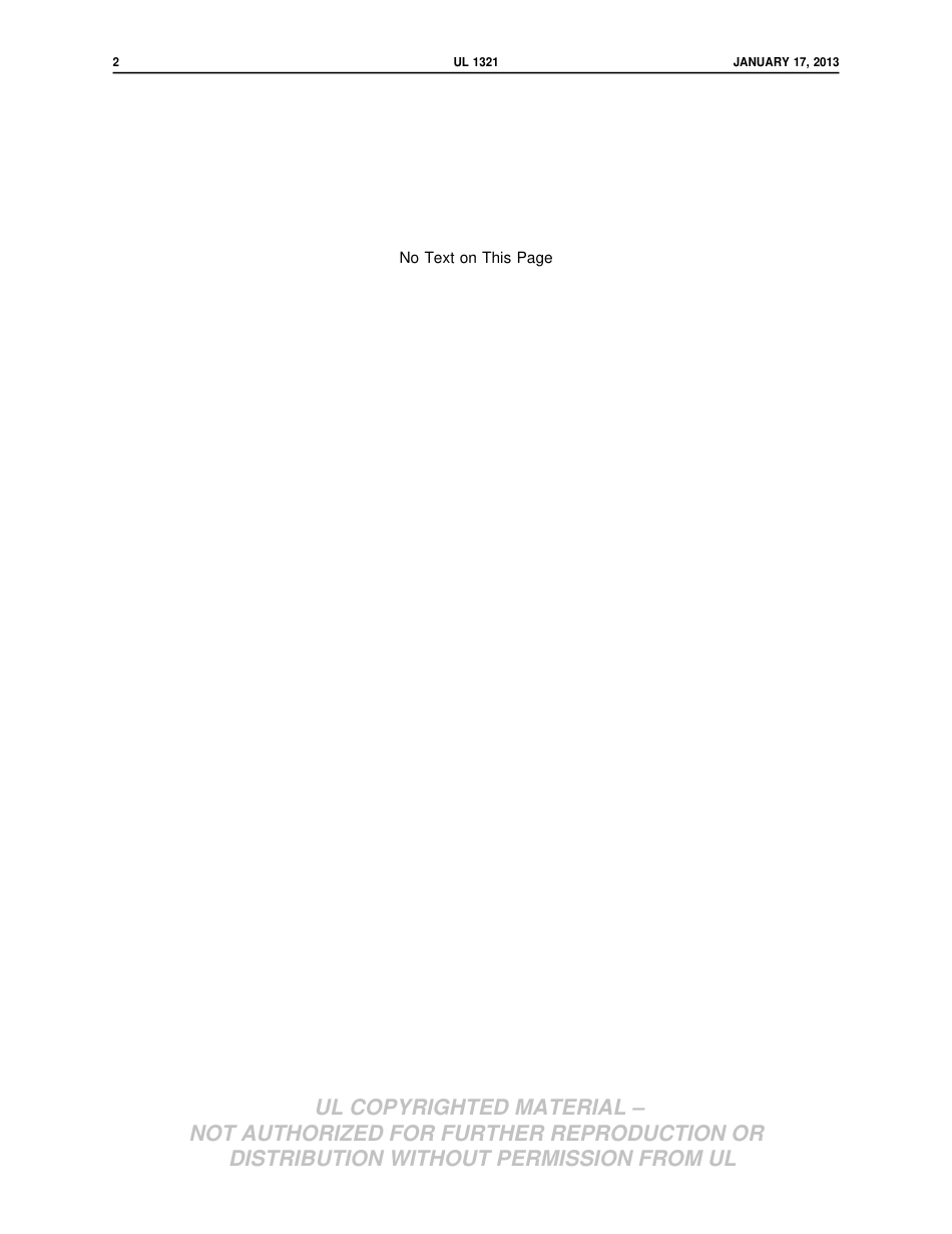 UL 1321 (OUTLINE)-R2013 POLYTETRAFLUOROETHYLENE PLASTIC SEAL MATERIALS.pdf_第2页