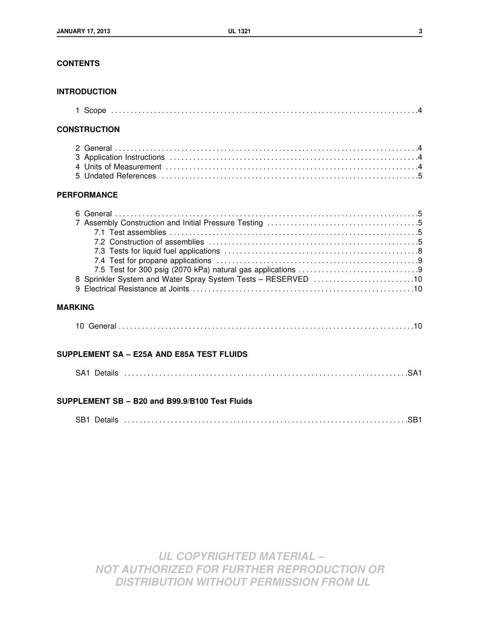 UL 1321 (OUTLINE)-R2013 POLYTETRAFLUOROETHYLENE PLASTIC SEAL MATERIALS.pdf_第3页
