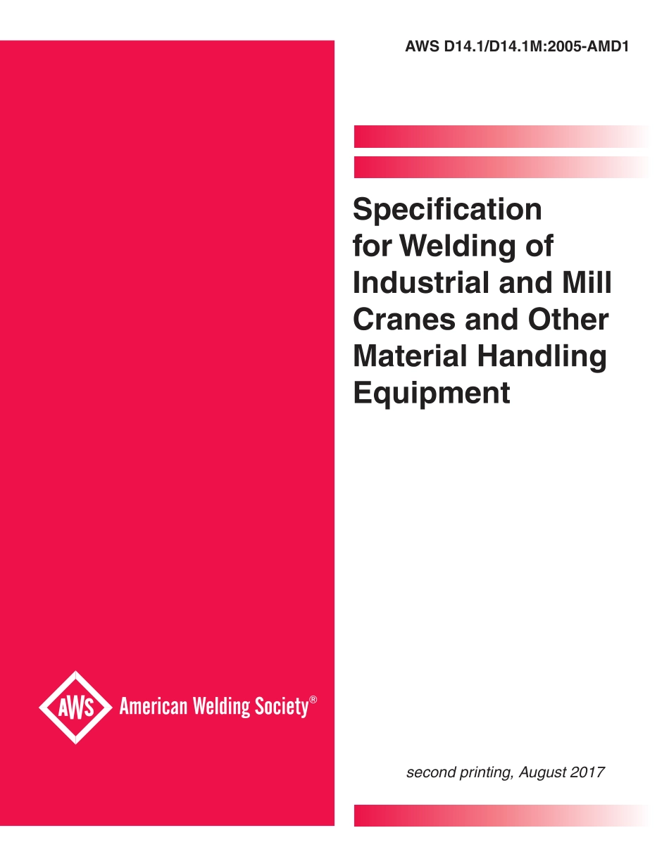 AWS D14.1 - D14.1M-2005-AMD1 (2017).pdf_第1页
