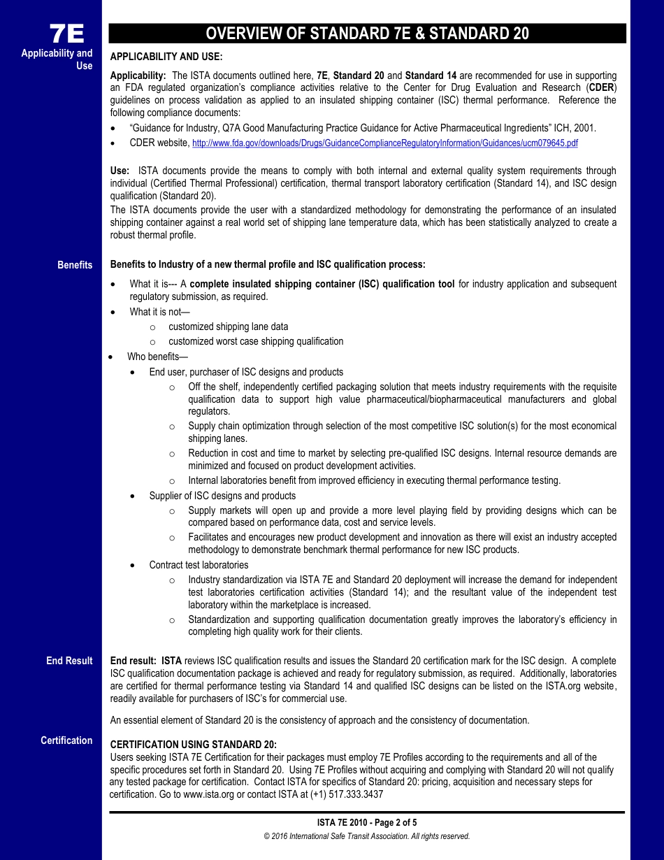 ISTA Standard 7E 10-10 pages 1-5.pdf_第2页