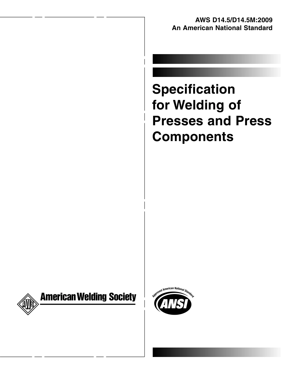 AWS D14.5 - D14.5M-2009.pdf_第1页