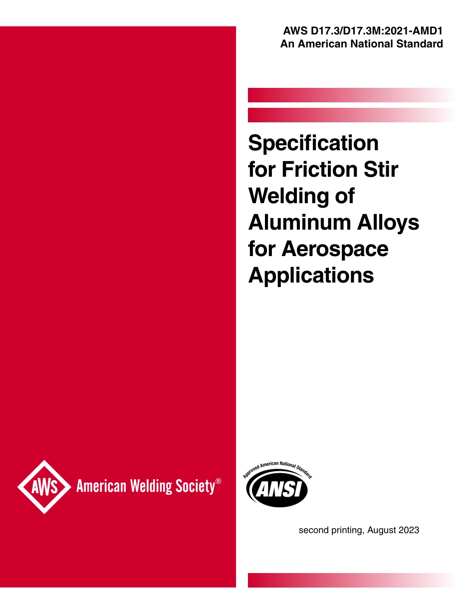 AWS D17.3 - D17.3M-2021-AMD1 (2023).pdf_第1页