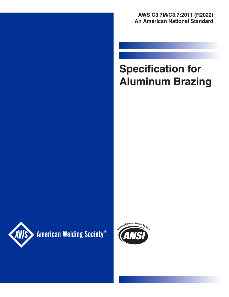 AWS C3.7M - C3.7-2011 (2022).pdf_第1页