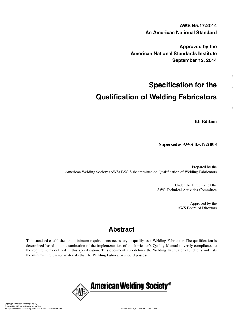 AWS B5.17-B5.17M_2014.pdf_第2页