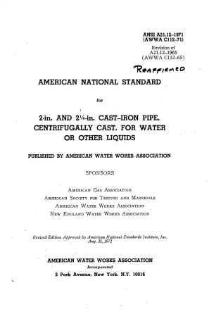 AWWA C112-71 (ANSI A21.12-1971) scan.pdf
