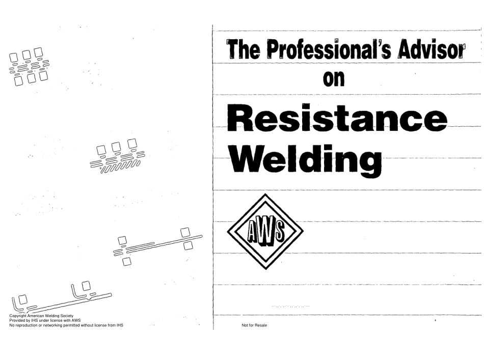 AWS The profesional's advisor on resistence welding 1998 scan.pdf_第1页