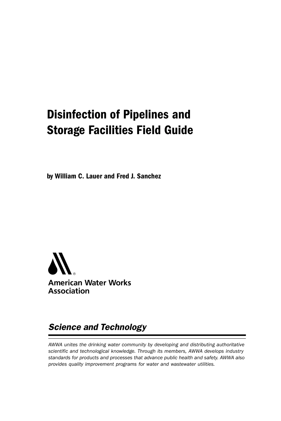 AWWA Disinfection of pipelines and water storage facilities 2006.pdf_第2页