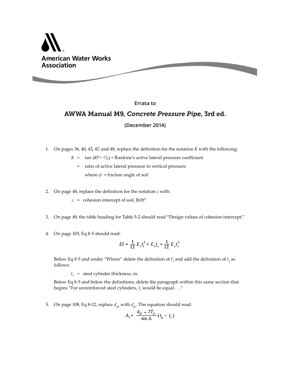 AWWA Manual M9 2008 (2014).pdf_第2页