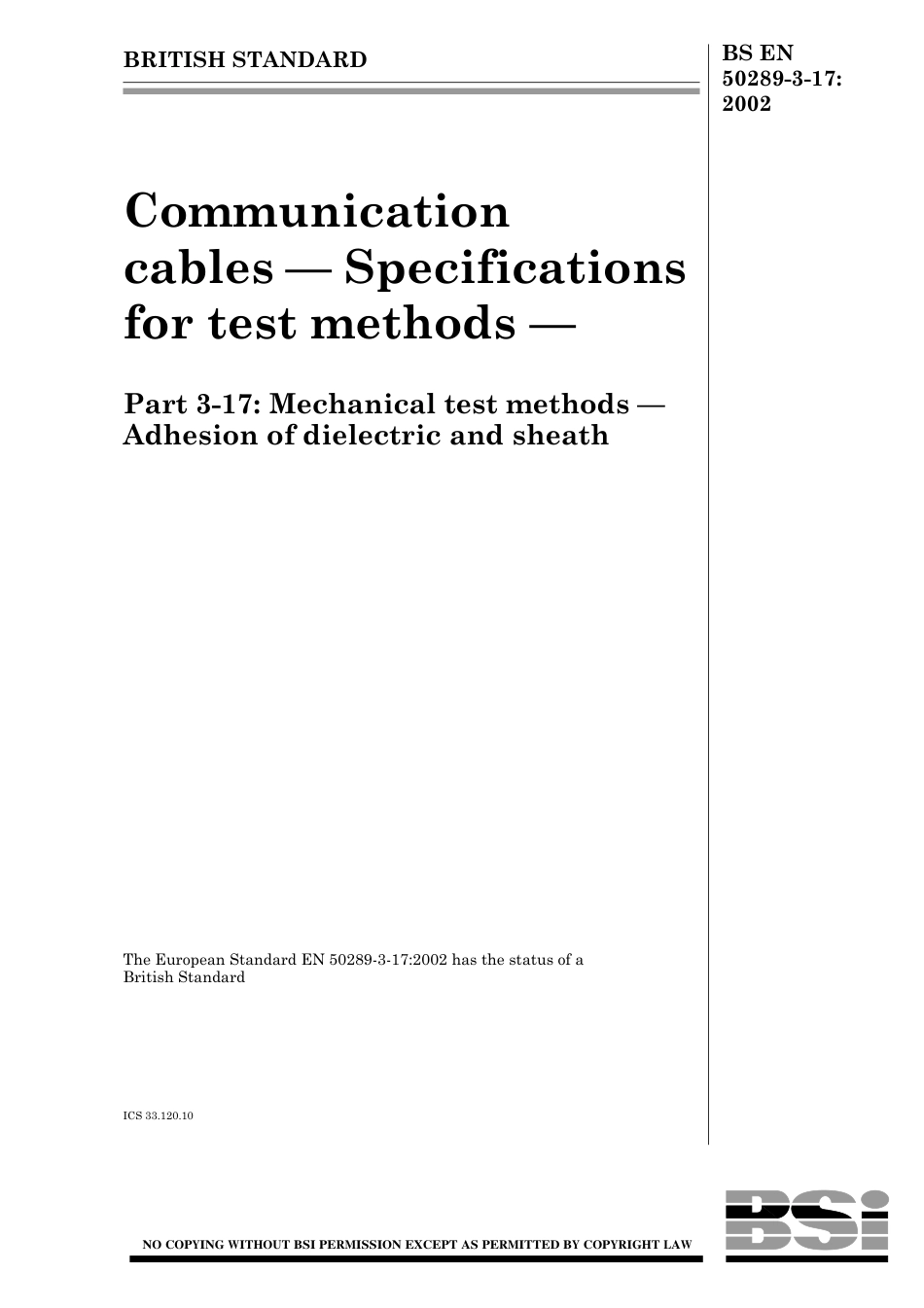 BS EN 50289-3-17-2002.pdf_第1页