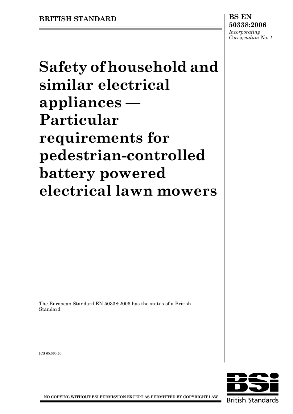 BS EN 50338-2006.pdf_第1页