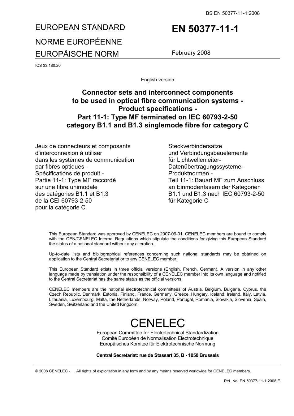 BS EN 50377-11-1-2008.pdf_第3页