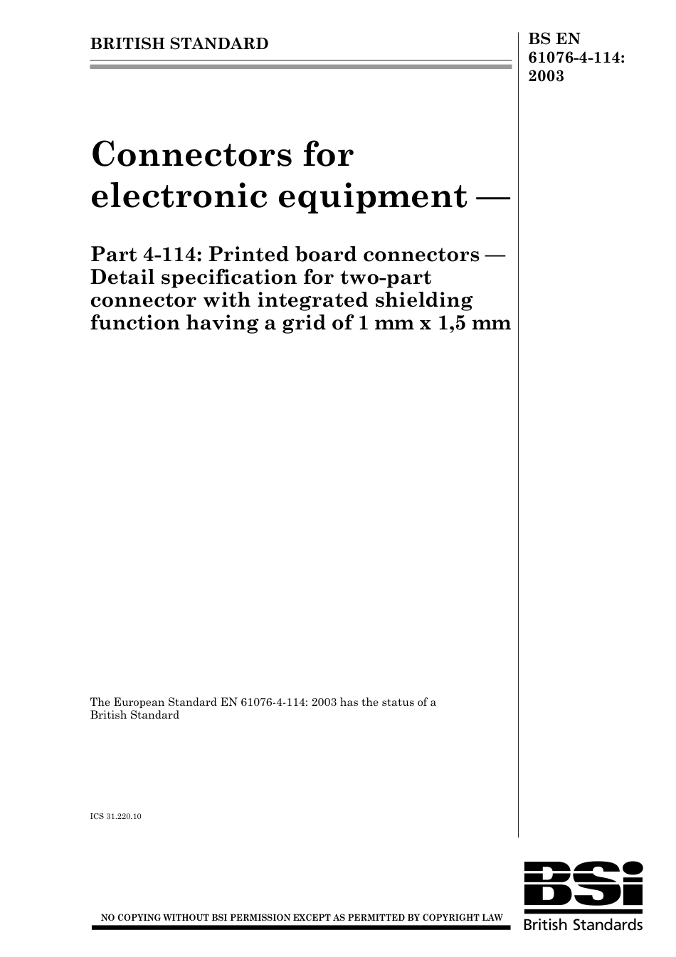 BS EN 61076-4-114-2003.pdf_第1页