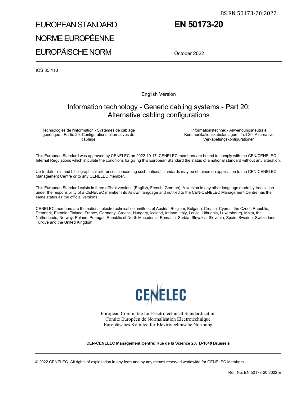 BS EN 50173-20-2022.pdf_第3页