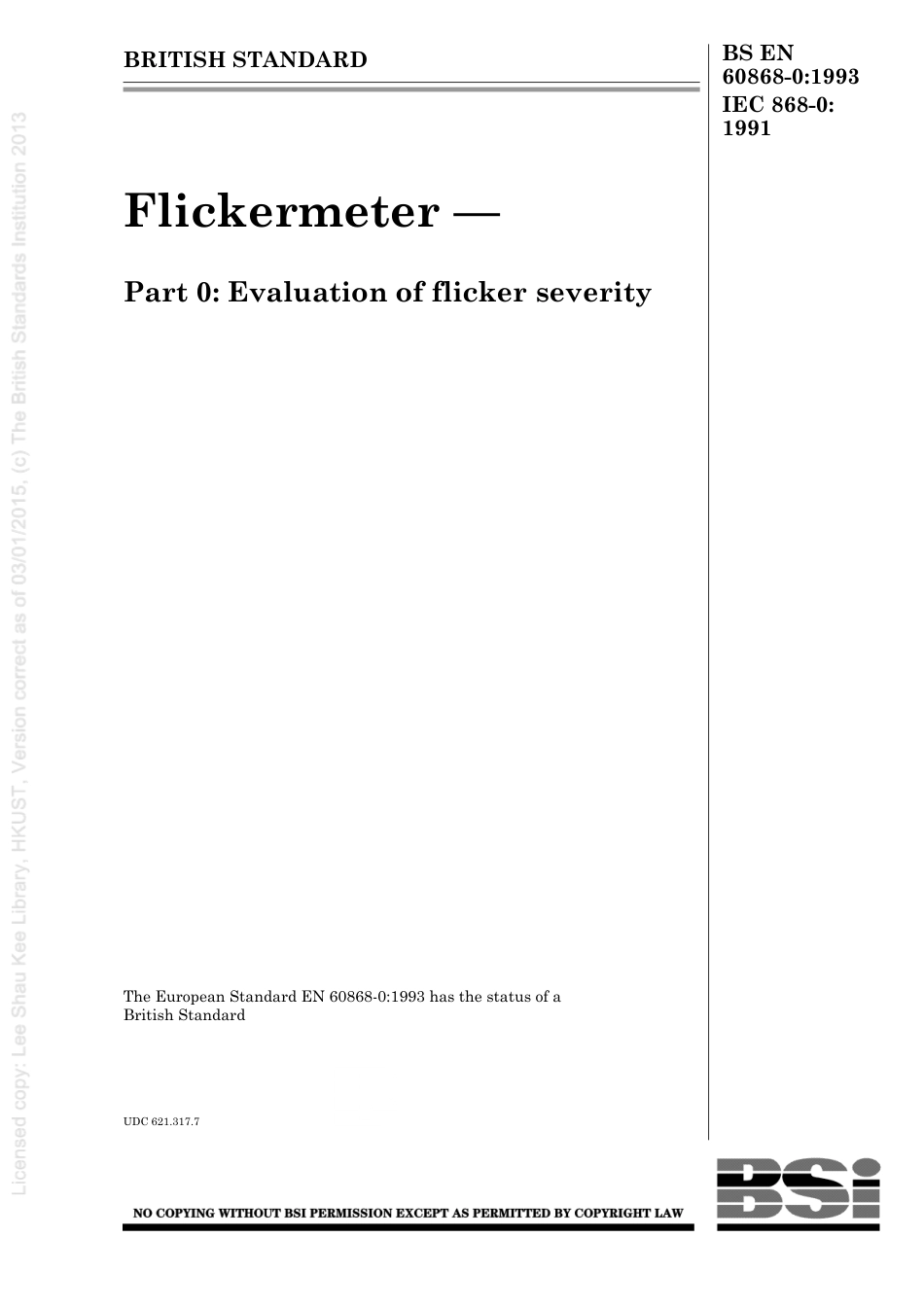 BS EN 60868-0-1993 (1999).pdf_第1页