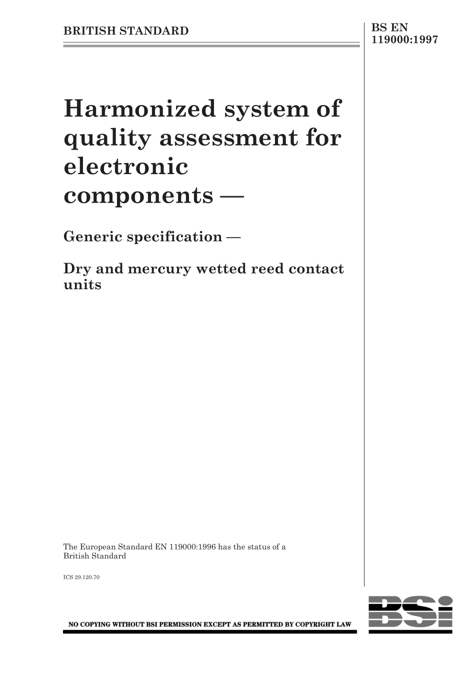 BS EN 119000-1997.pdf_第1页