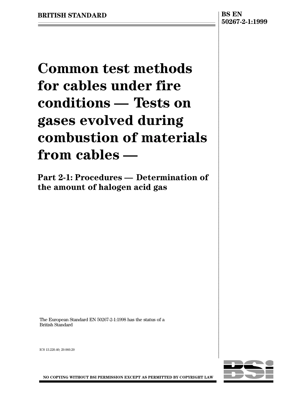 BS EN 50267-2-1-1999.pdf_第1页