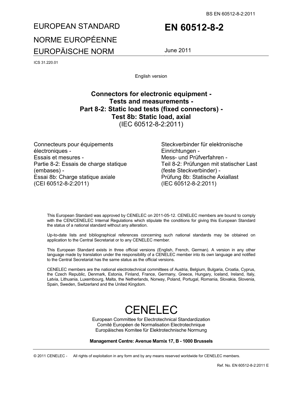 BS EN 60512-8-2-2011.pdf_第3页