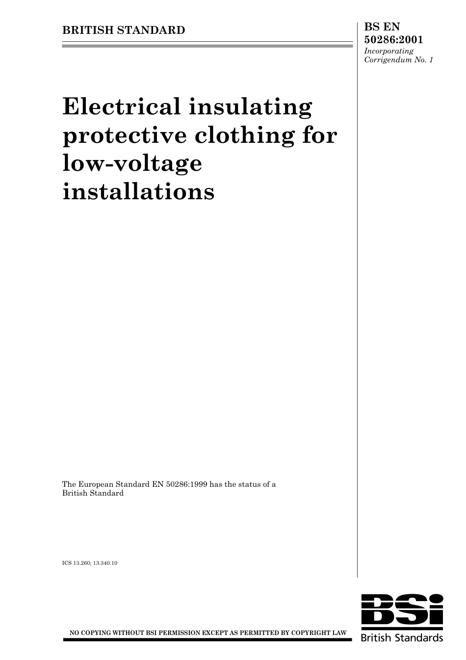 BS EN 50286-2001 (2005).pdf_第1页