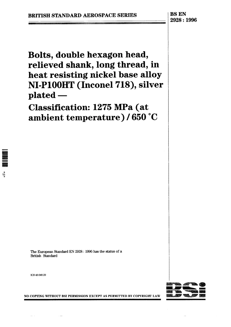 BS EN 02928-1996 scan.pdf_第1页